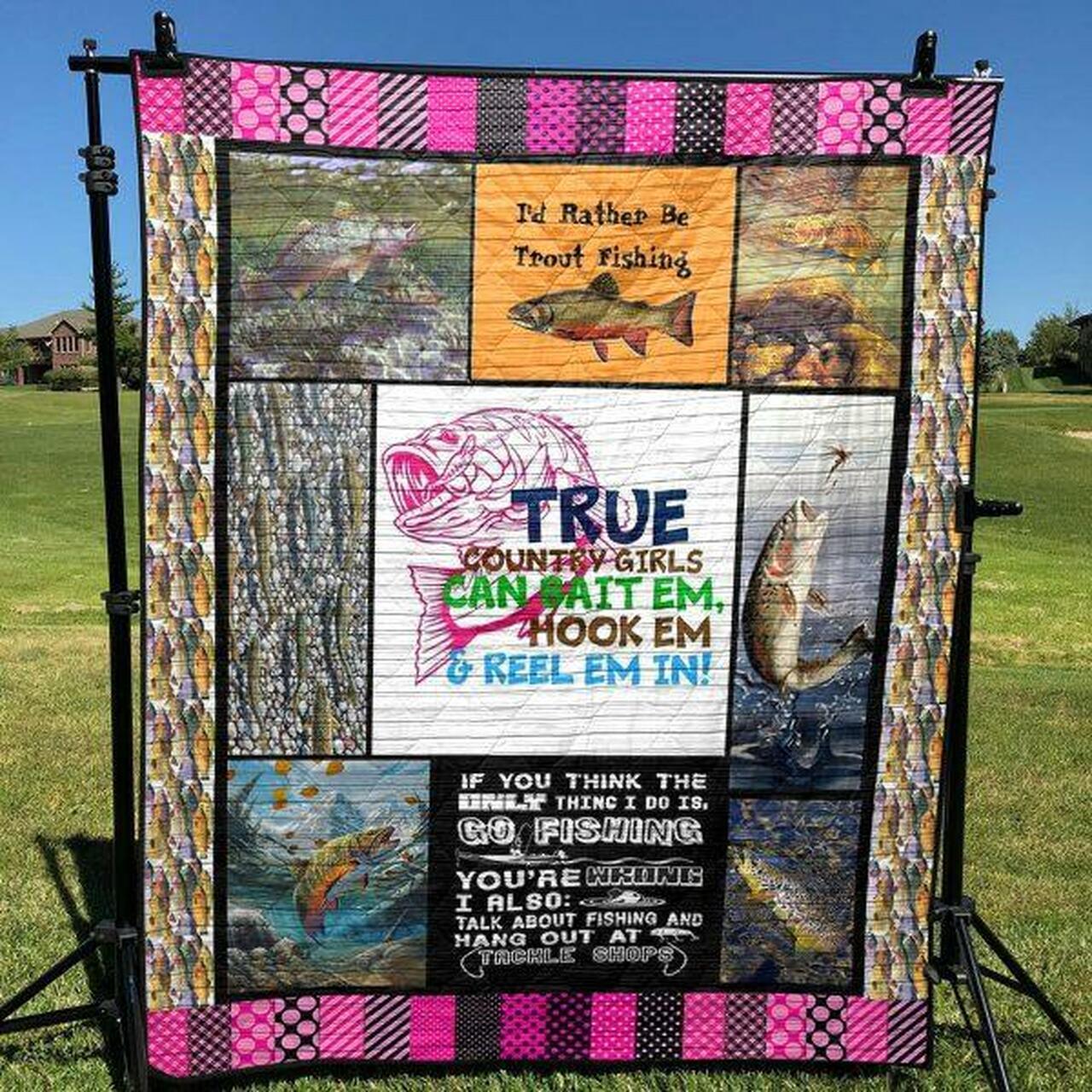 Trouthing Quilt Blanket Yln7 Quilt