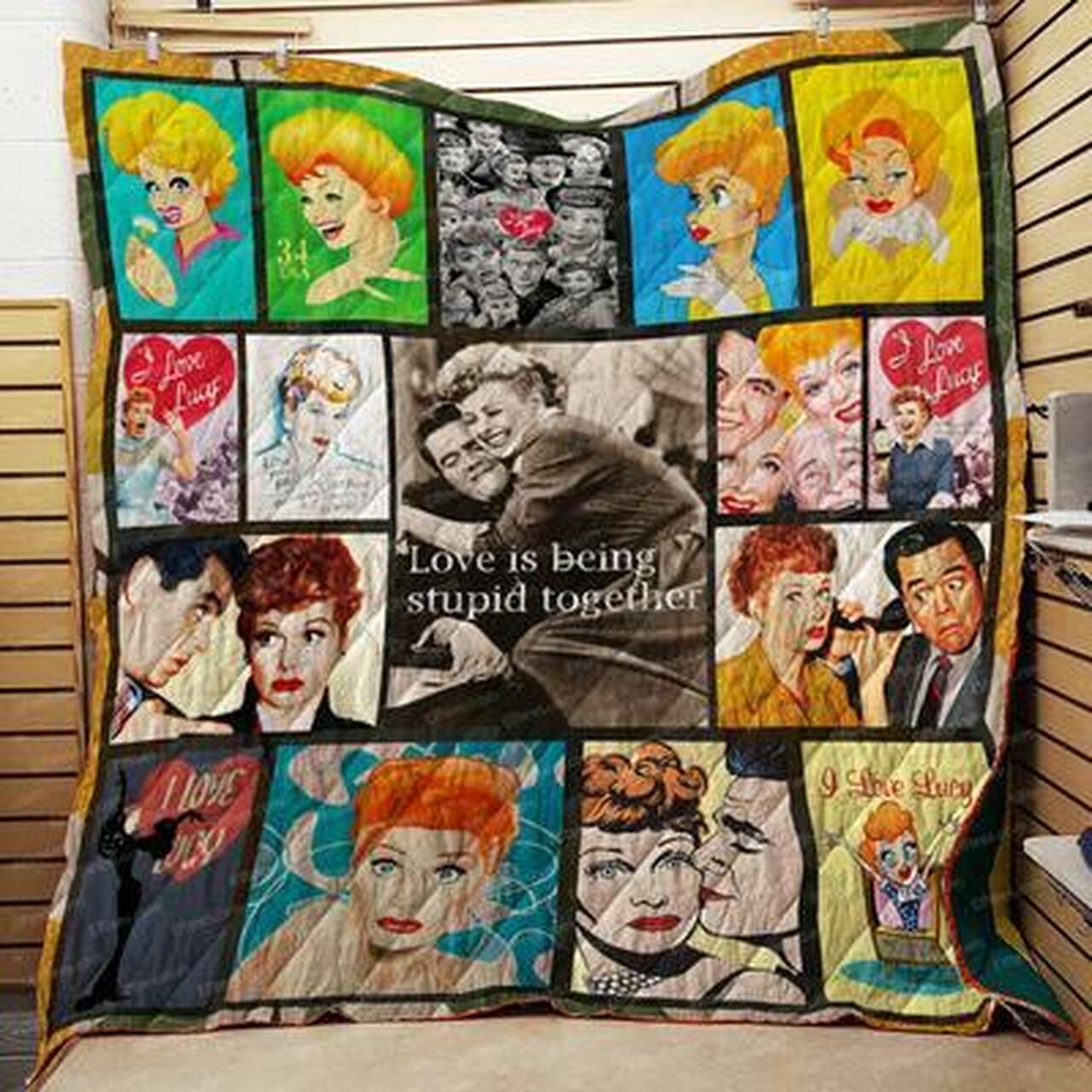 I Love Lucy Quilt Blanket Ilu01 Quilt