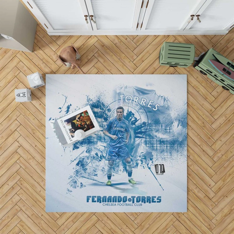Fernando Torres Chelsea Officiel Player Rug