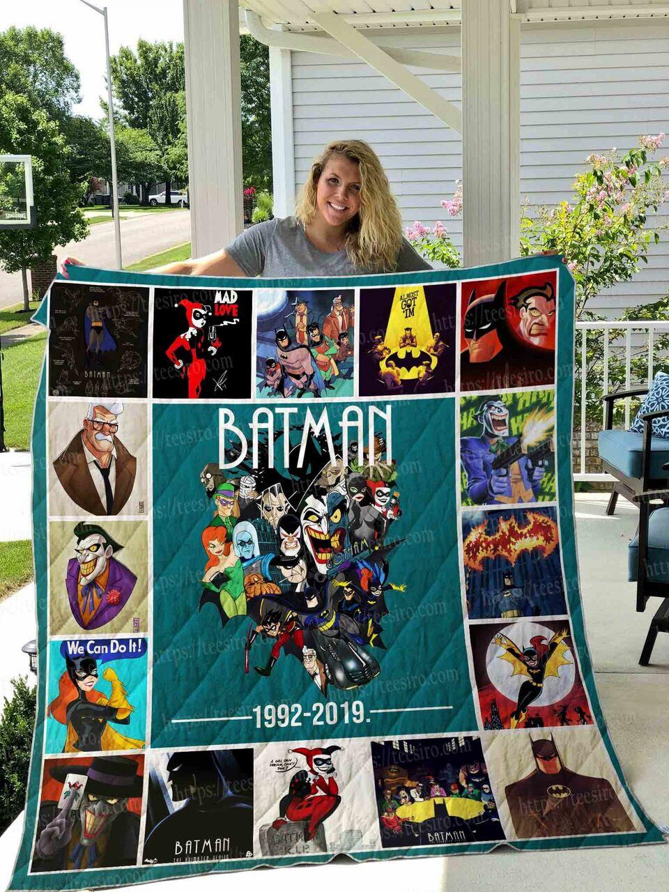 Batman The Animate Quilt Blanket 01