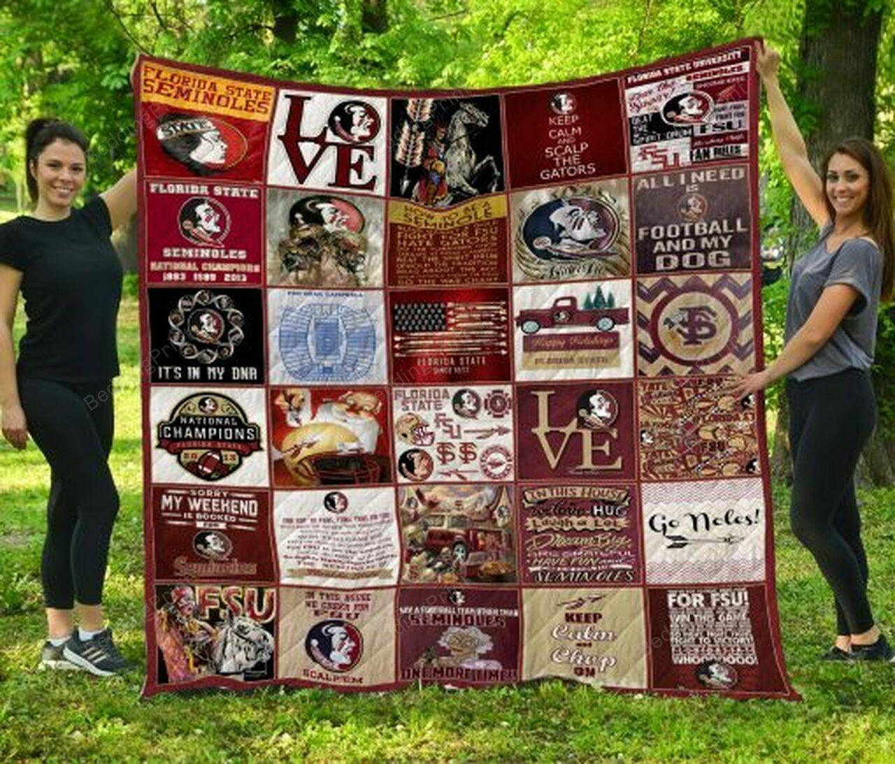 Ncaa Floritaemin Quilt Blanket #68