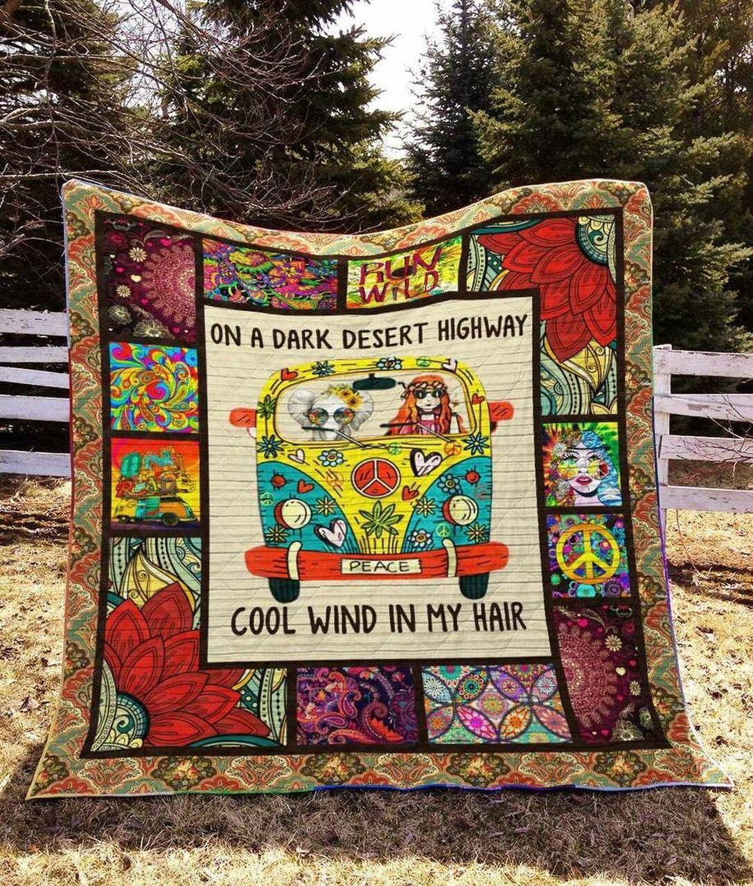 Hippie Na120701B Tbg Quilt Blanket
