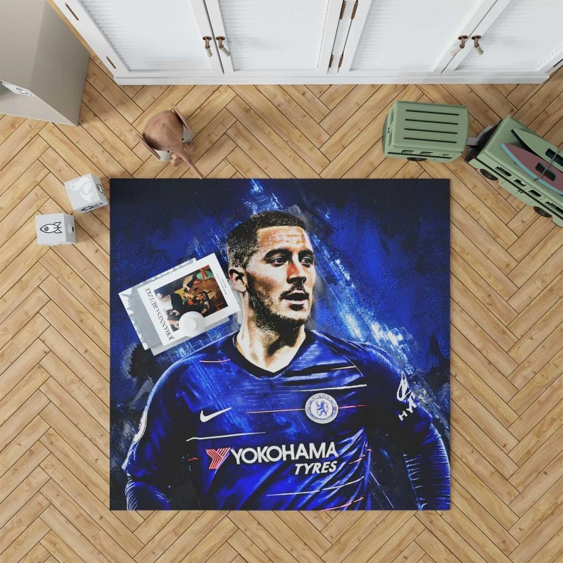Eden Hazard Sensational Football Rug