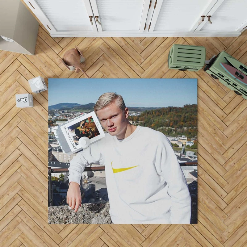 Erling Haaland Norwegien Professional Player Rug