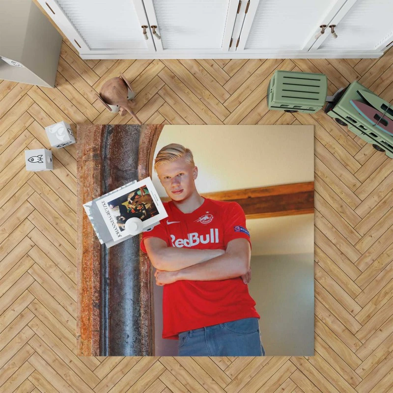 Erling Haaland Top Ranked Salzburg Club Player Rug