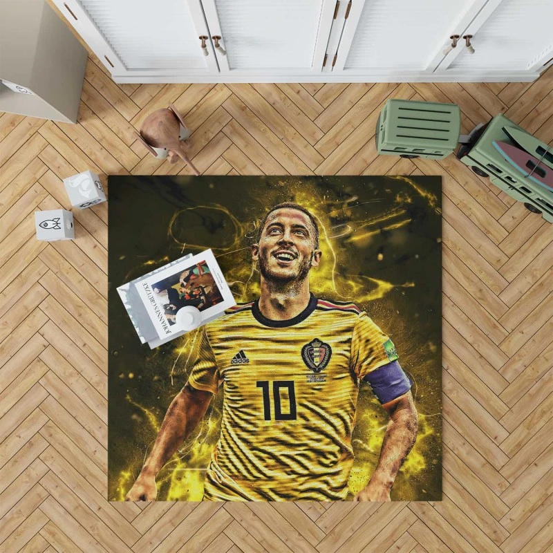 Eden Hazard Fifa World Cup Player Rug