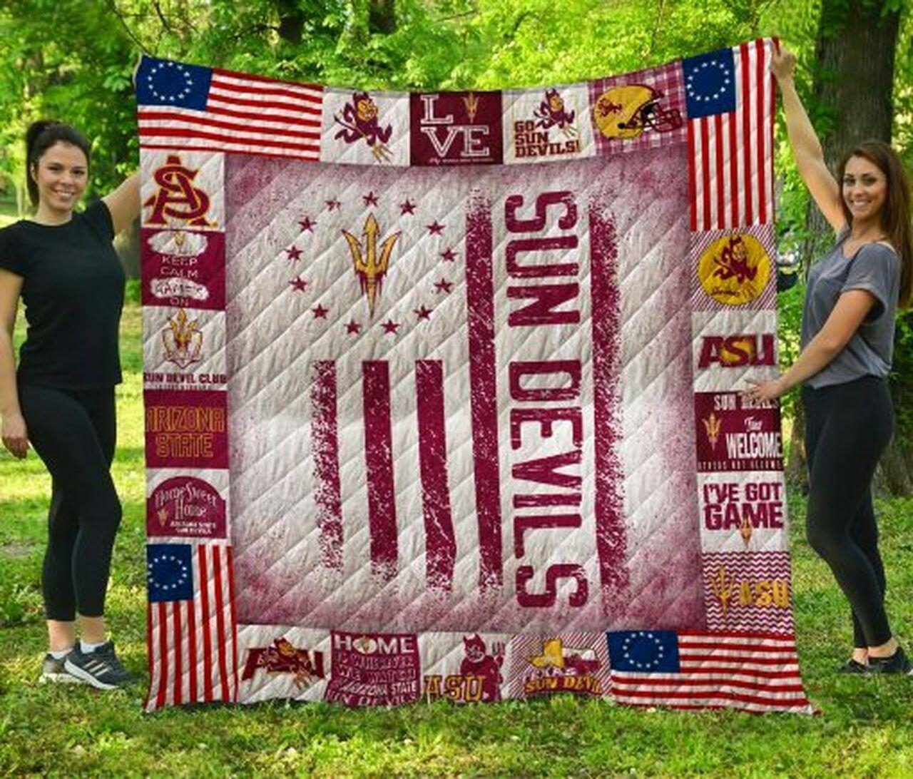 Ncaa Arizotaun De Quilt Blanket #586
