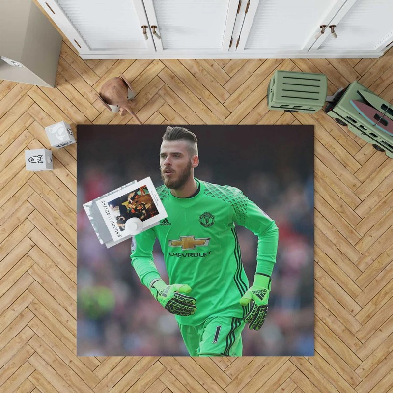 David De Gea Sensastional Football Player Rug