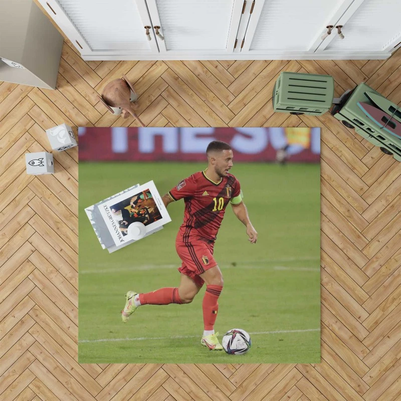 Populer Belgium Midfilder Eden Hazard Rug