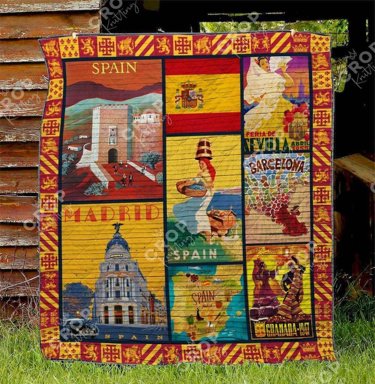 Spain Bi010712B Tbg Quilt Blanket