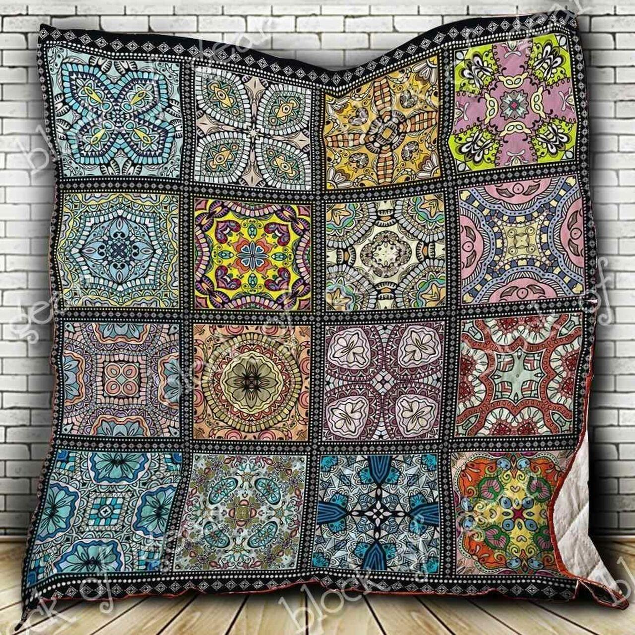 Colorfeas Mandala Blanket Kc1707 Quilt