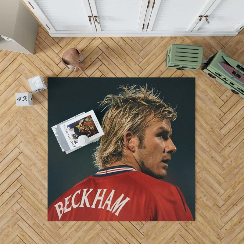 F C Cup Football Player David Beckham Rug