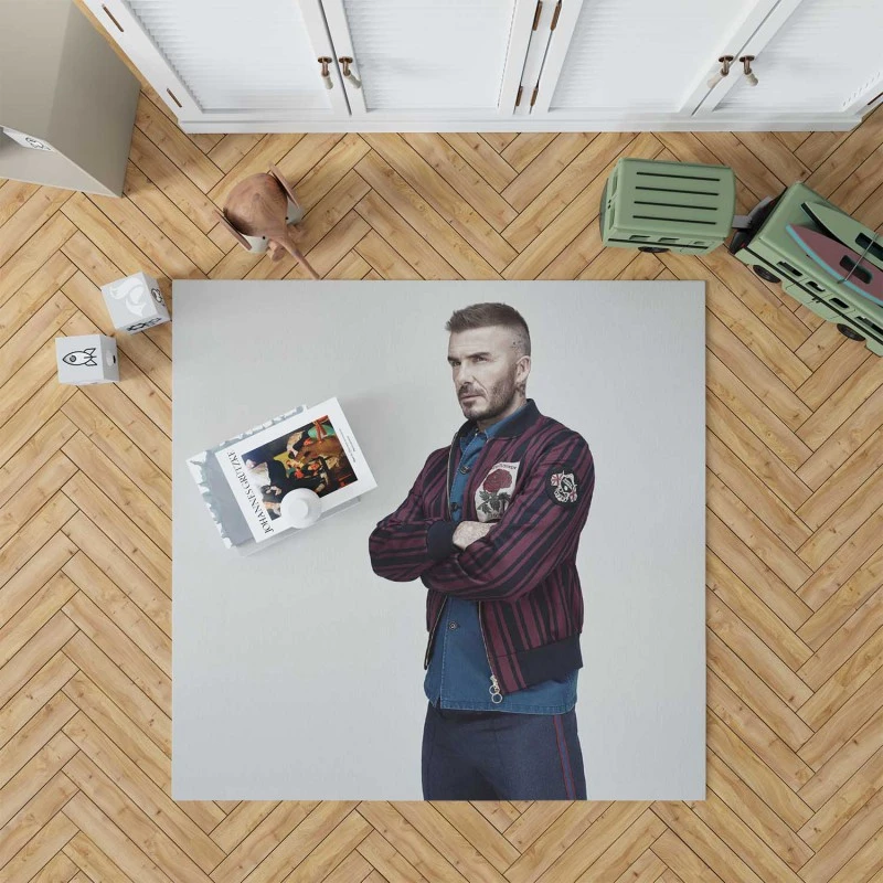 Fifa World Cup Player David Beckham Rug