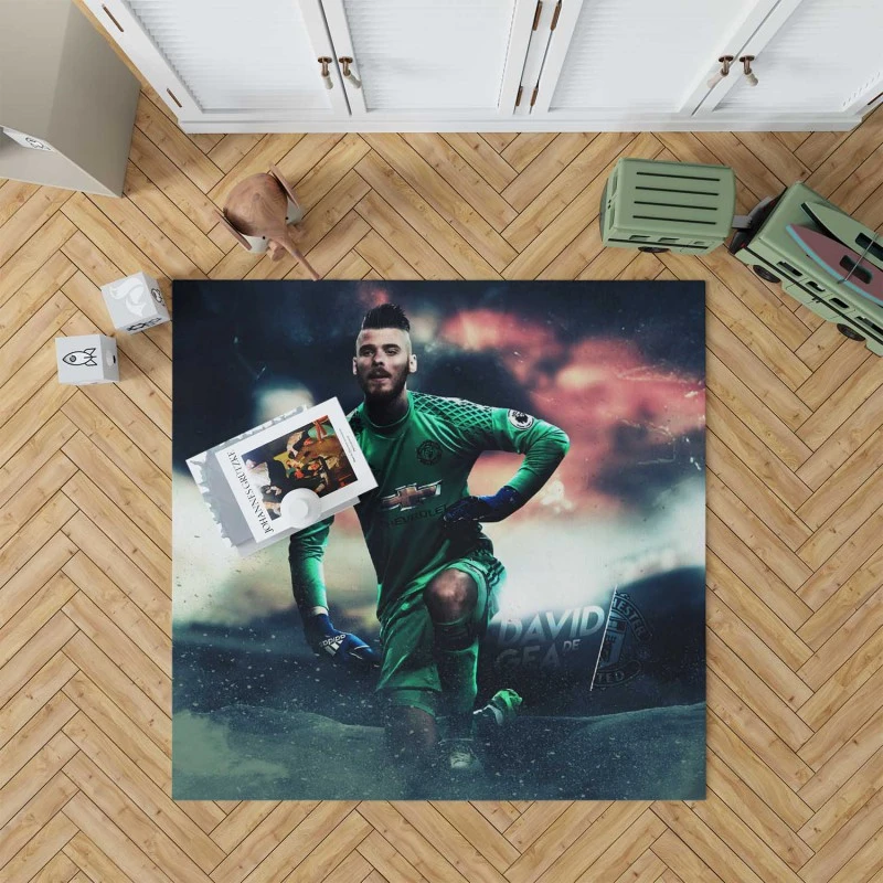 David De Gea Top Ranked Spanish Football Player Rug