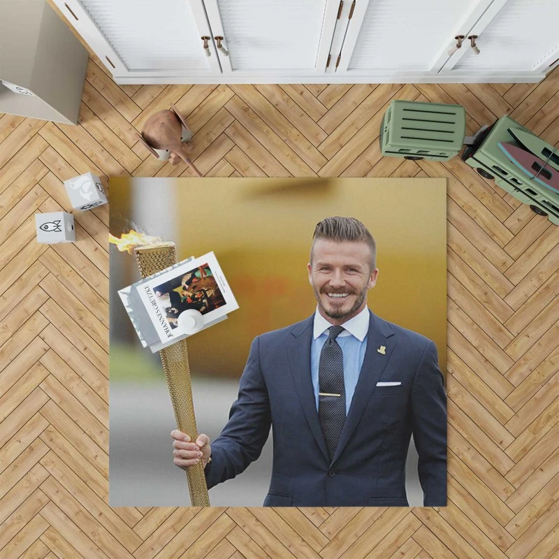 David Beckham In London Olympic Rug