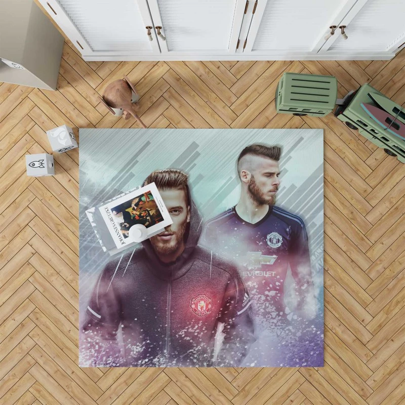 David De Gea Excellent Spanish Football Player Rug