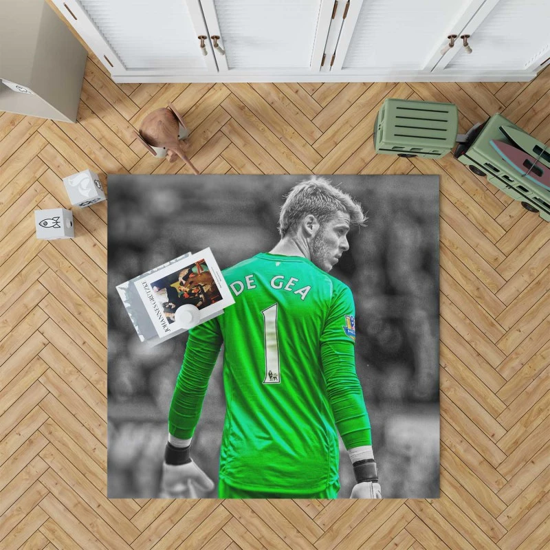 David De Gea Manchester United Football Player Rug