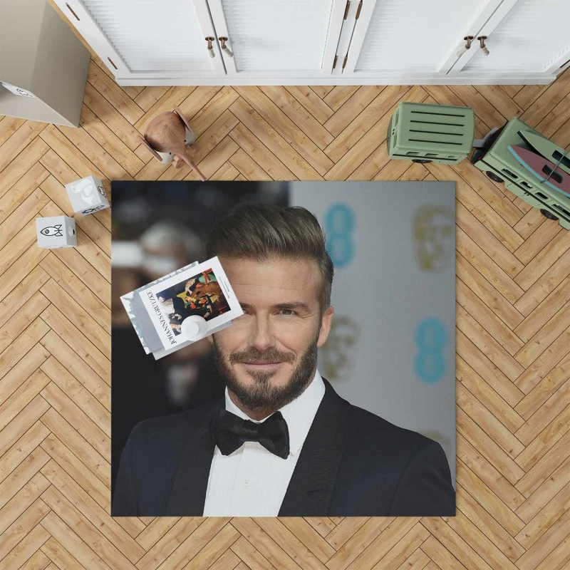 Real Madrid Officiel Player David Beckham Rug