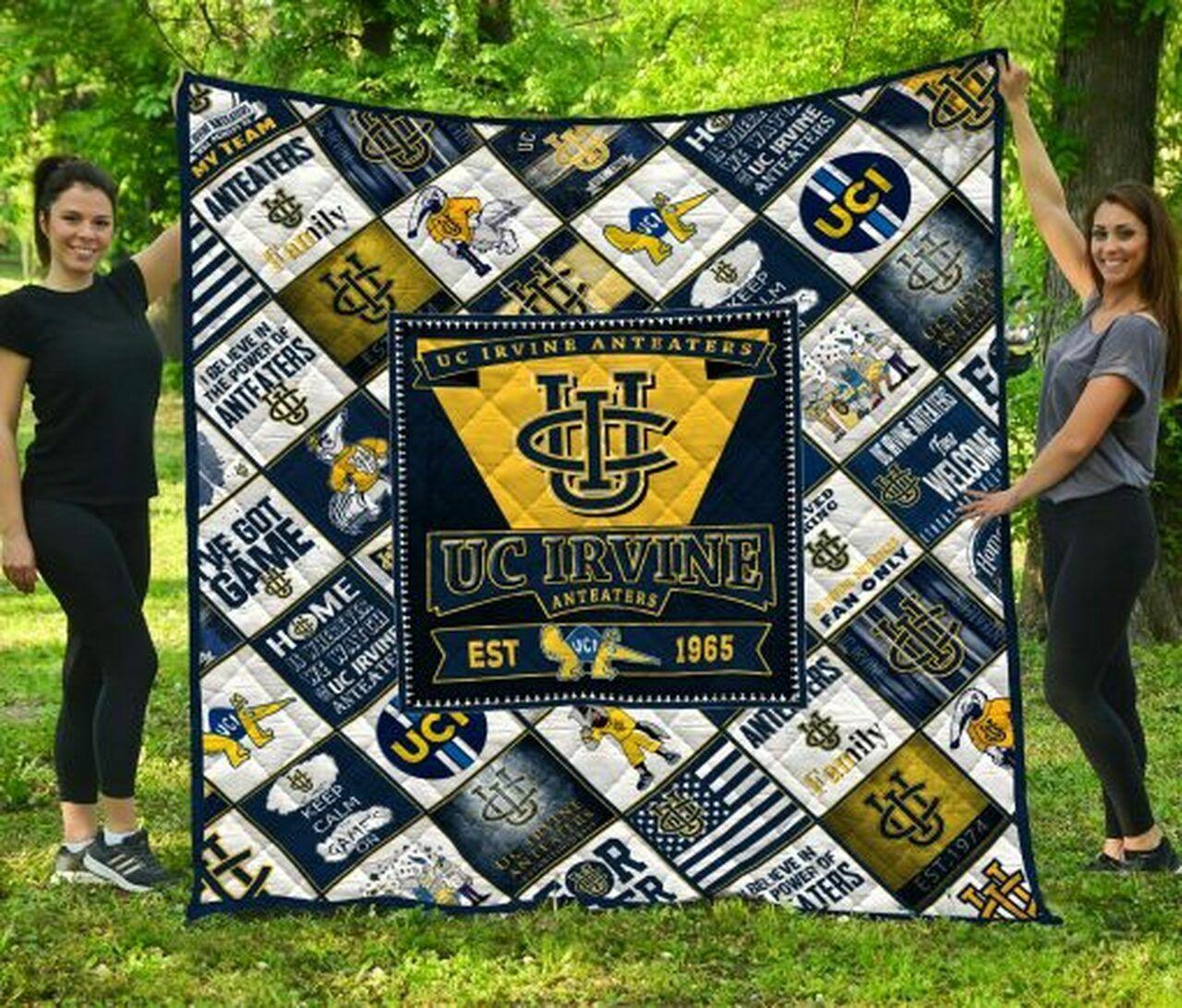 Ncaa Uc Irvine Antea Quilt Blanket #1291