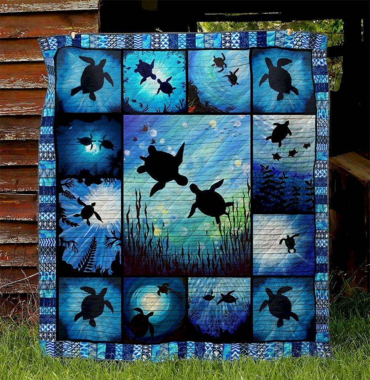 Turtle Nh240405 Quilt Blanket
