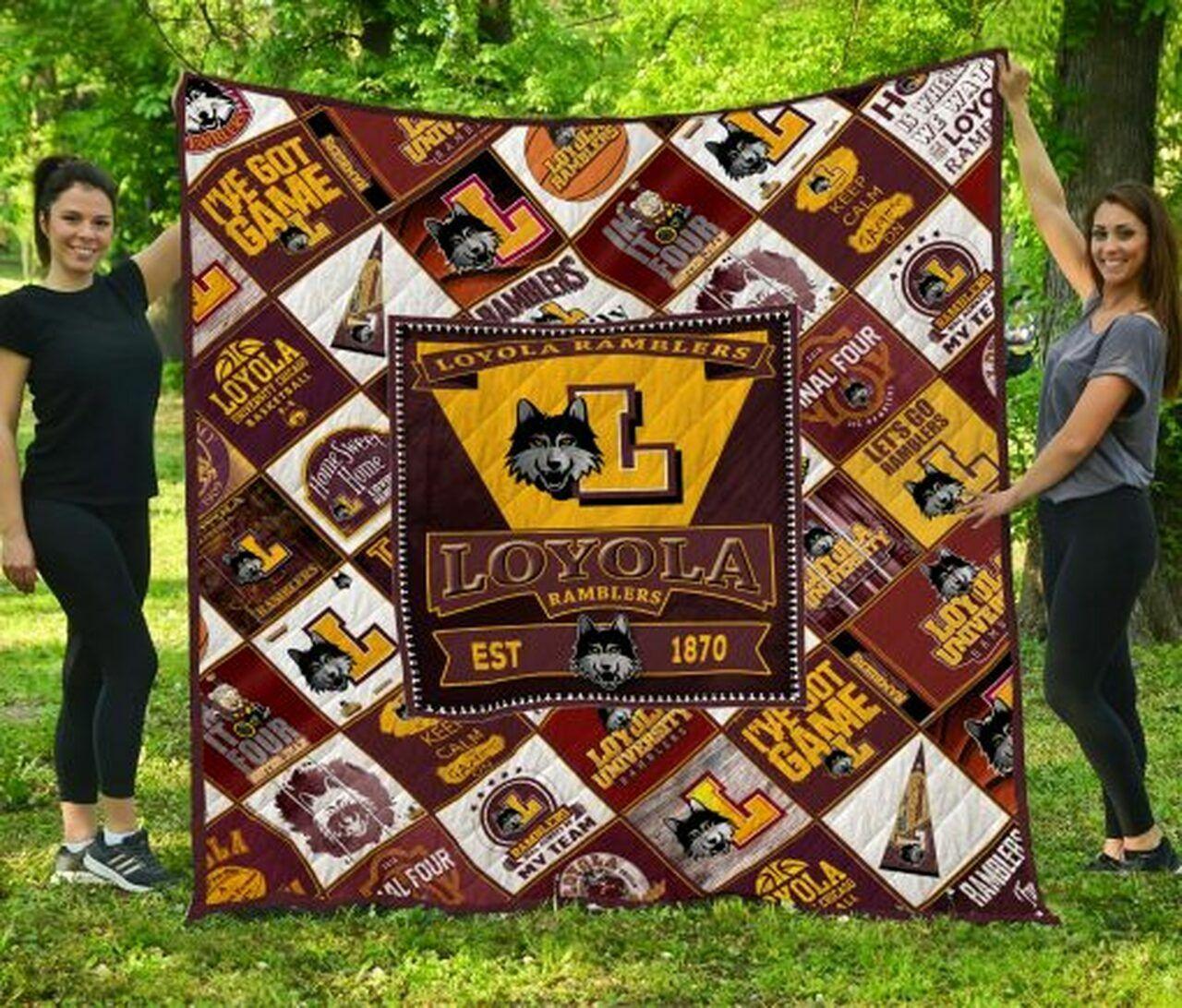 Ncaa Loyola Ramb Quilt Blanket #1388