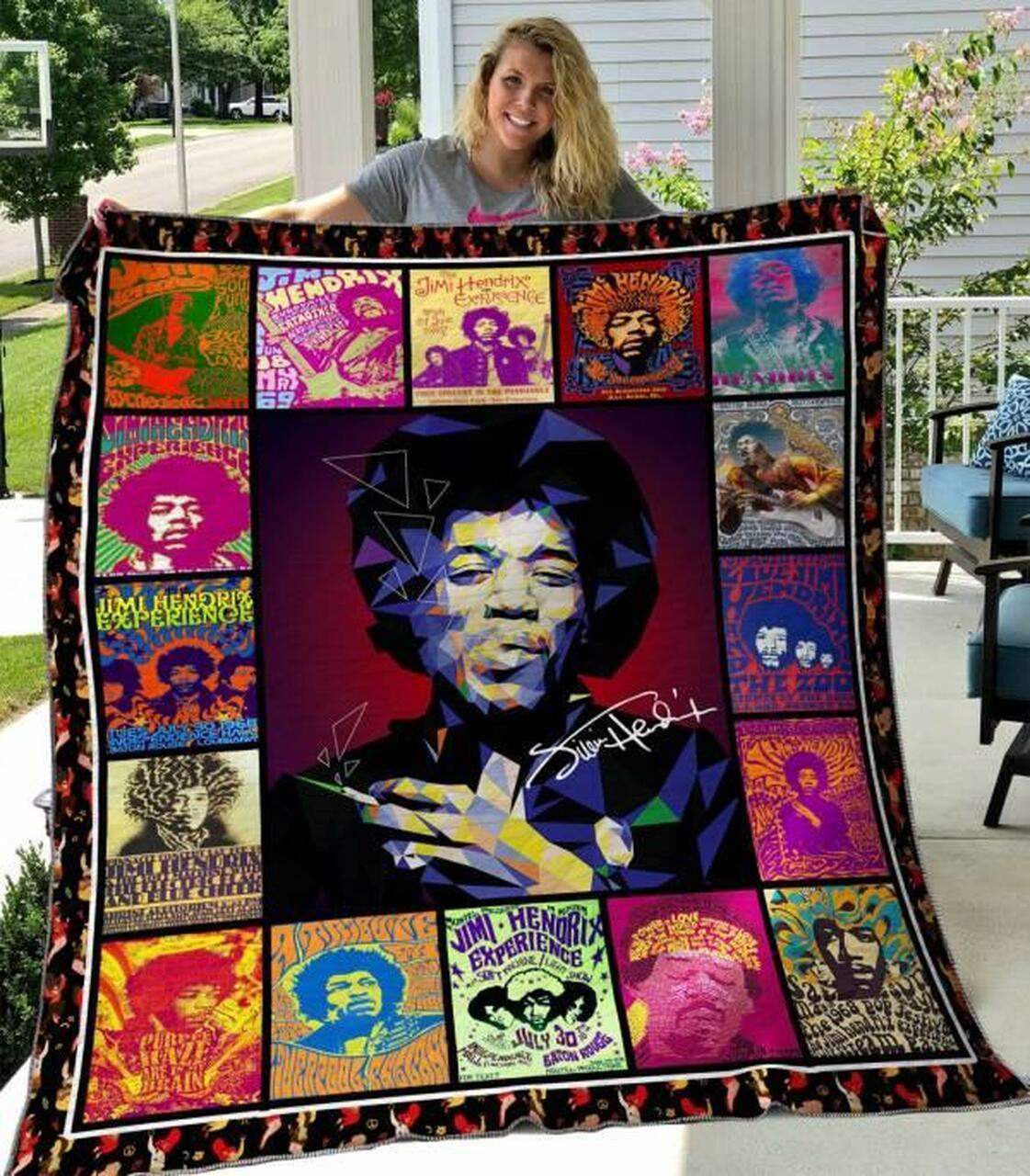 Jimi Hendrix Quilt Blanket Hvt280513 Quilt