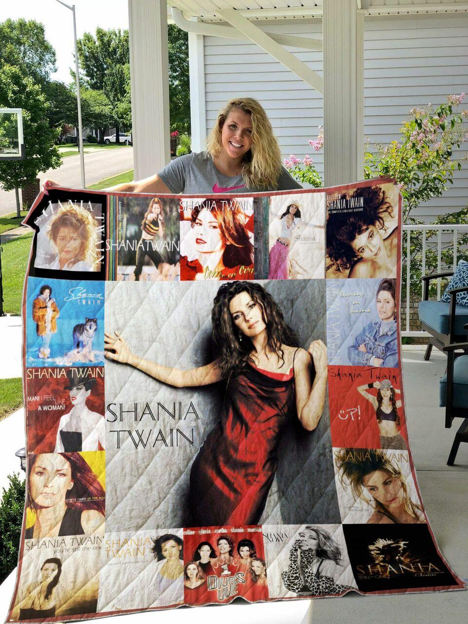 Shania Twain Quilt Blanket For Ver 17