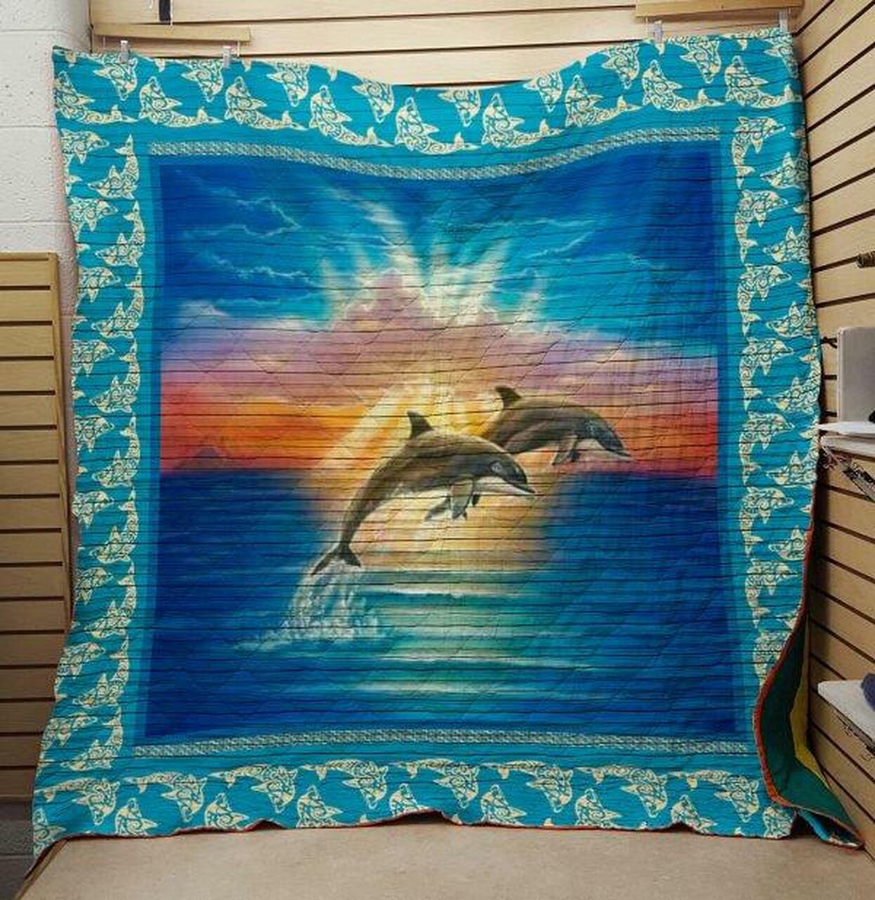Dolphin 5030096 Quilt Blanket Quilt