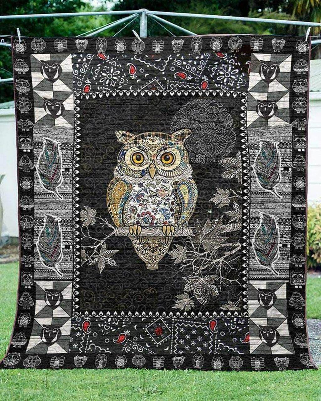 Owl Ttory Clt130634 Quilt Blanket