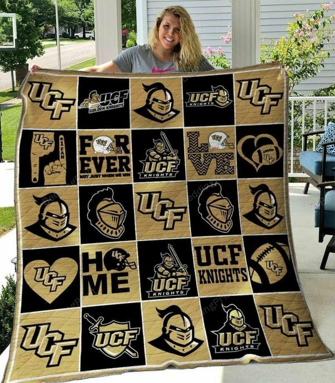 Ncaa Ucf Kni Quilt Blanket #1144