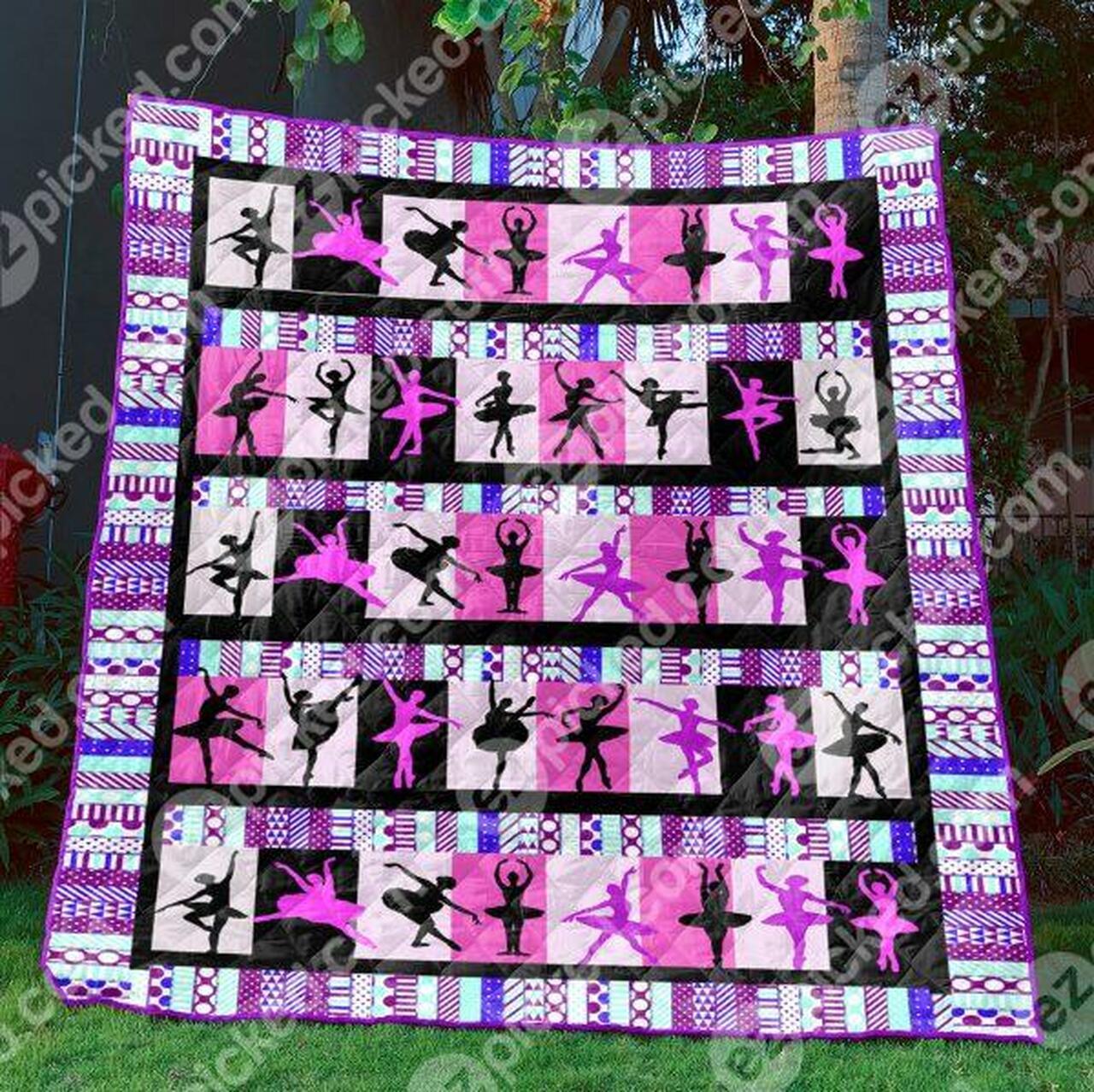 I Love Ballet Quilt Blanket Bn14 Quilt