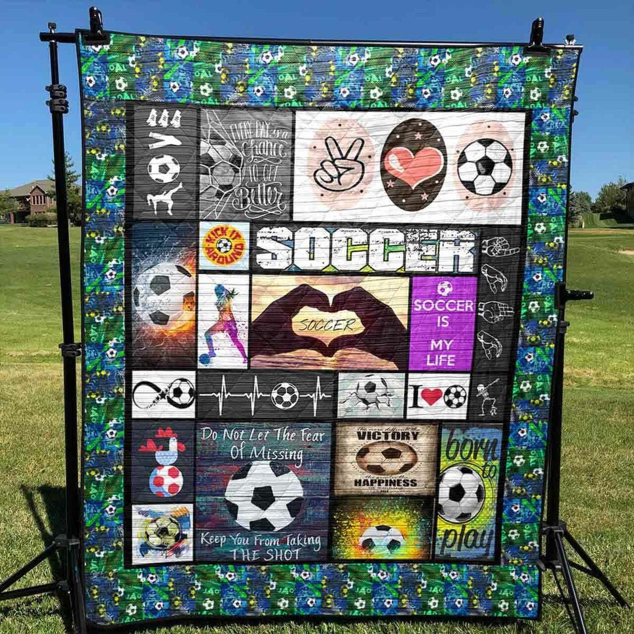 Soccer In My Heart Pktm2405113 Quilt Blanket