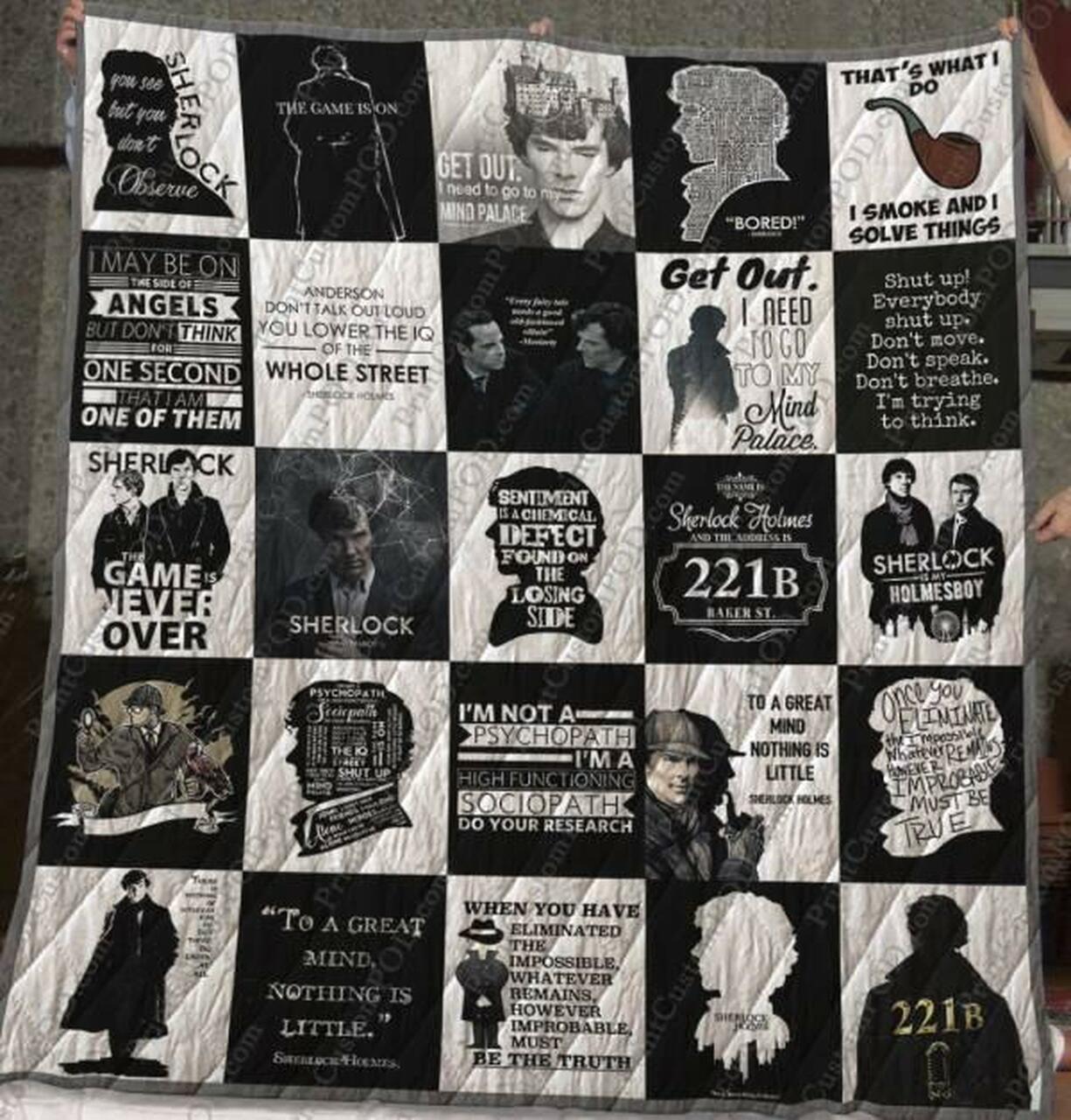 Sherlock Quilt Blanket M120619 Quilt