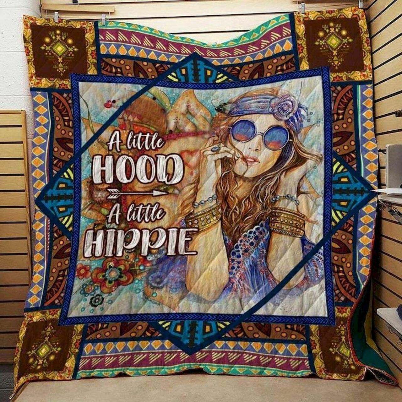 Hippie A Little Hood Clt140624 Quilt Blanket