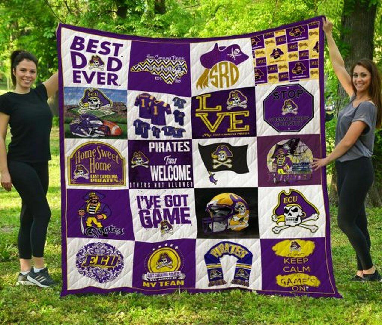 Ncaat Carolina Pir Quilt Blanket #1082