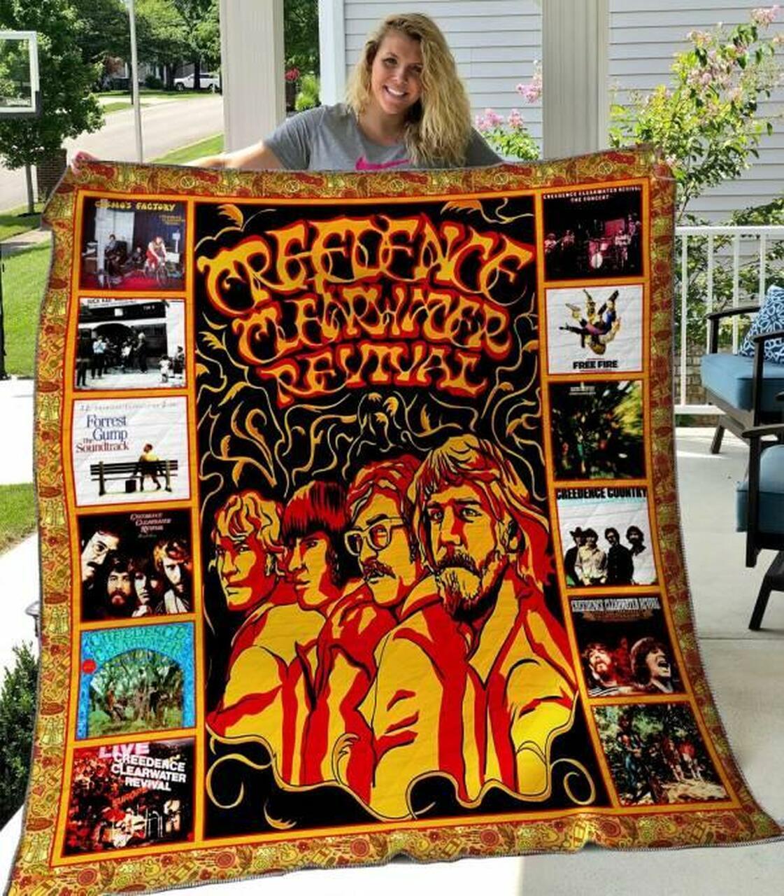 Creedence Clearwater Revival Quilt Blanket Hvt280503 Quilt