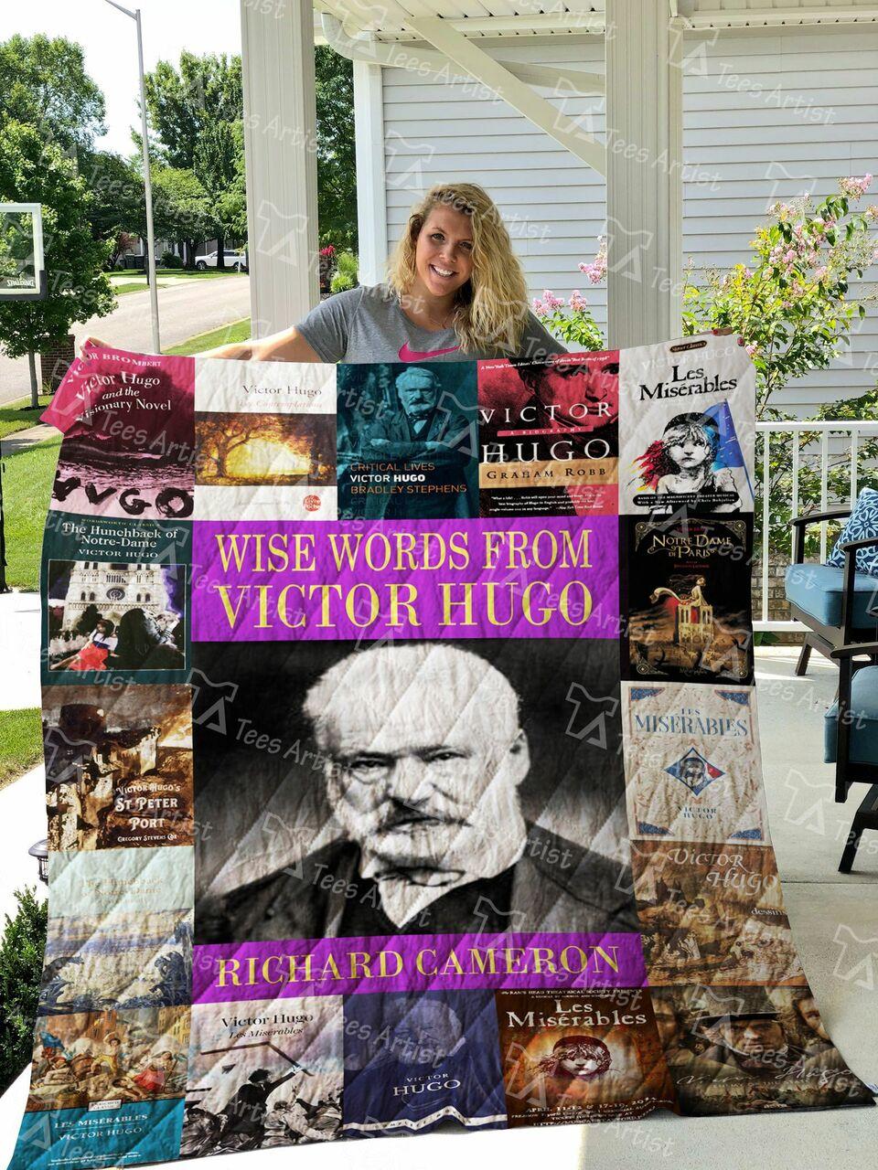 Victor Hugo Quilt Blanket 0989