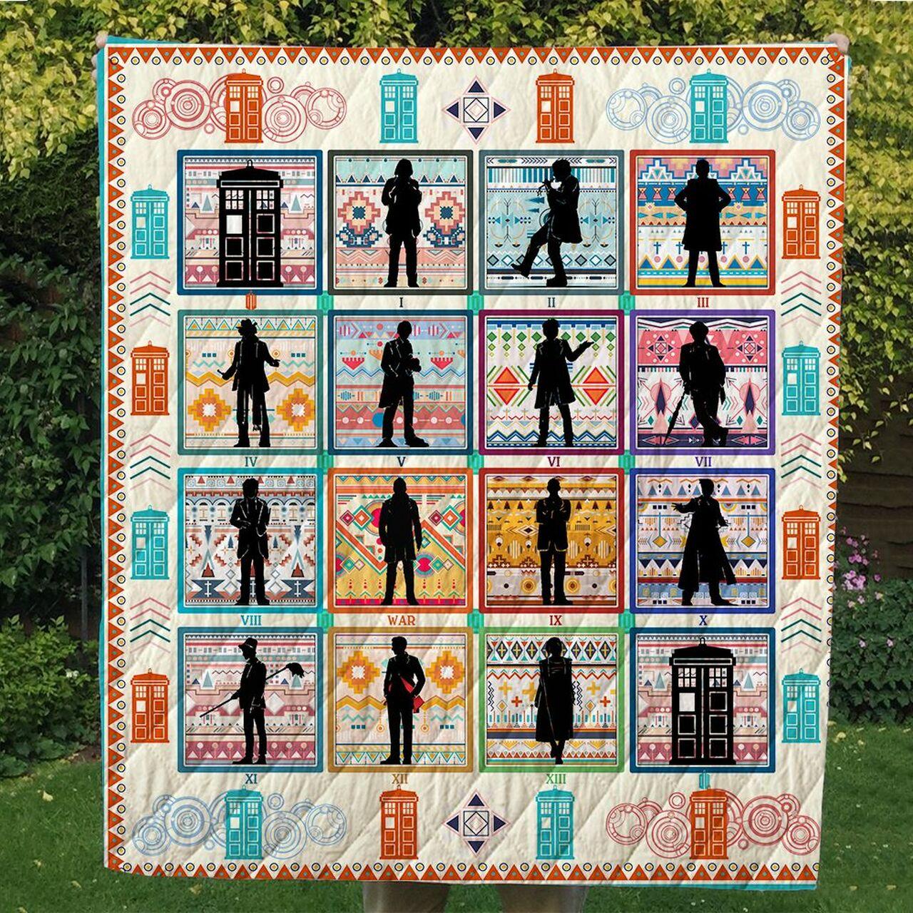 Doctor Who-Light Quilt Blanket
