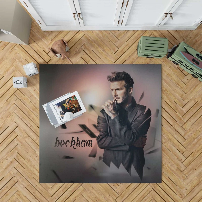 David Beckham Professional English Footballer Rug