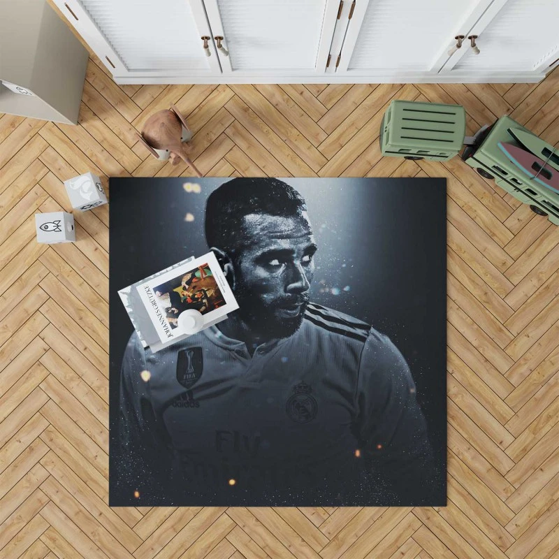 Dani Carvajal Top Ranked Football Player Rug
