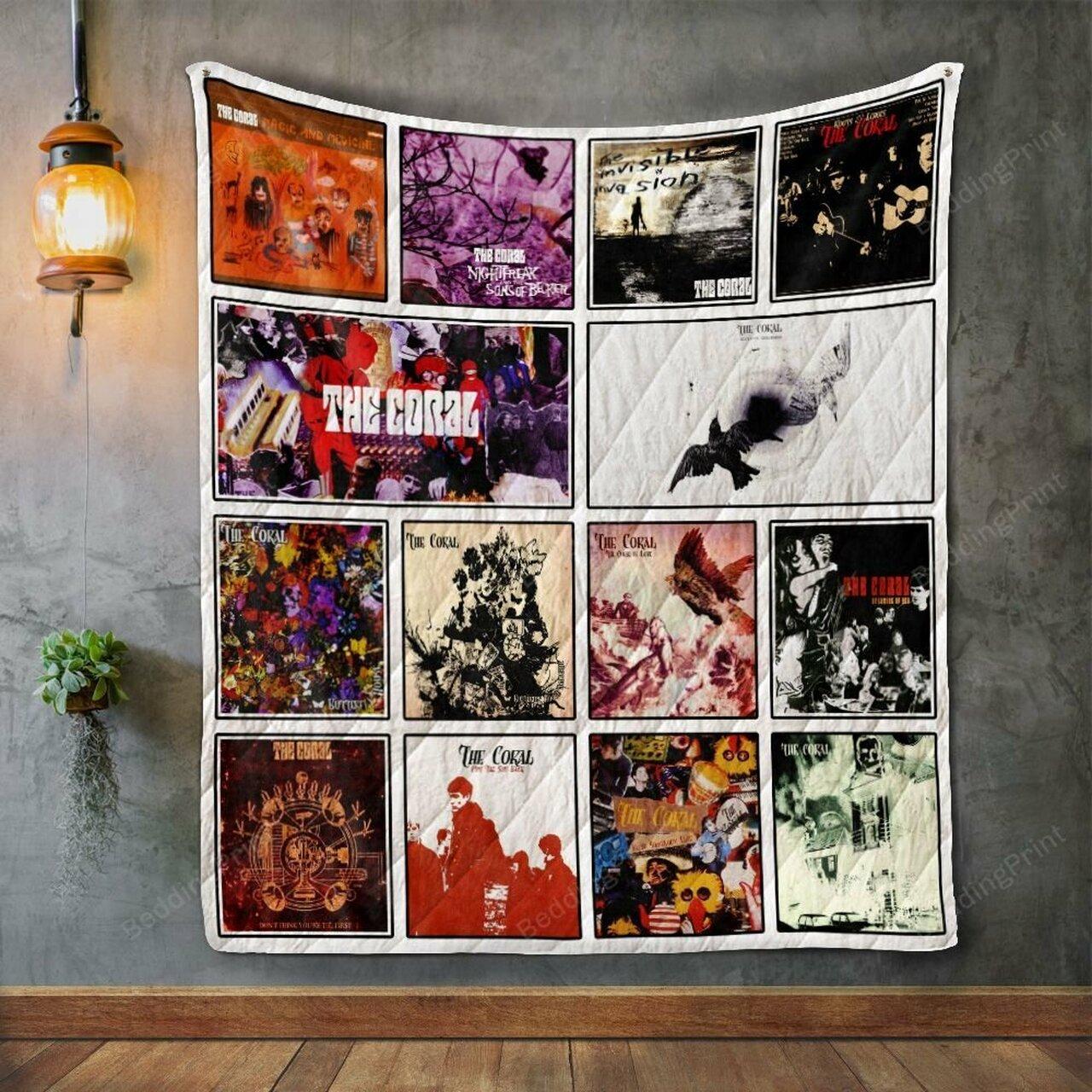 The Coral Quilt Blanket