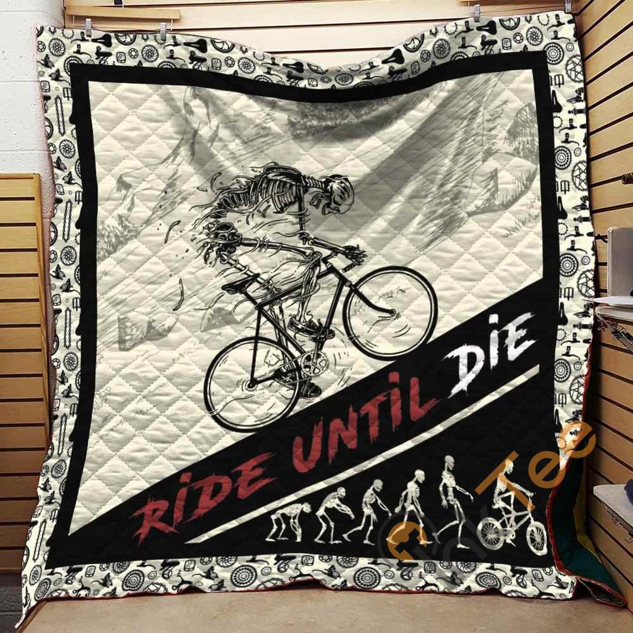 Ride Until Die Cycling Blanket TH1707 Quilt