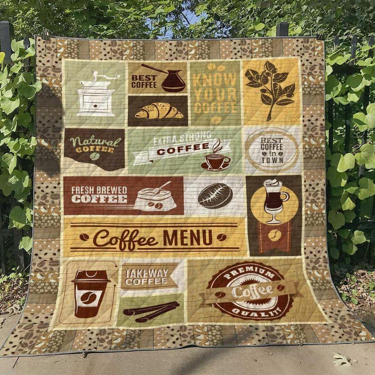 Coffee Cg060605 Quilt Blanket