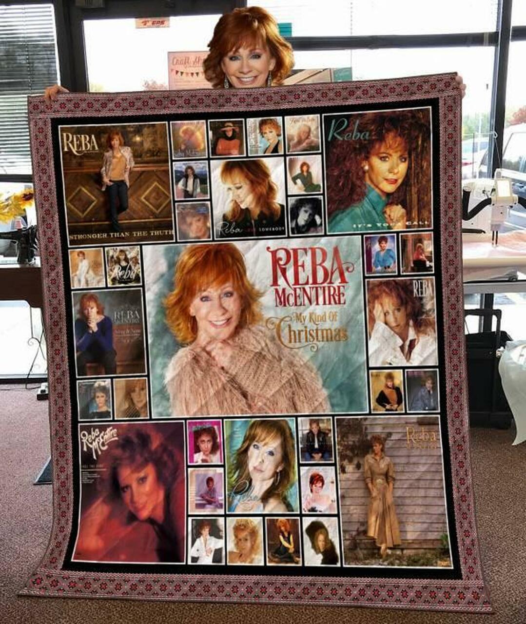 Reba Mcentire Quilt Blanket Limited Quilt Blanket