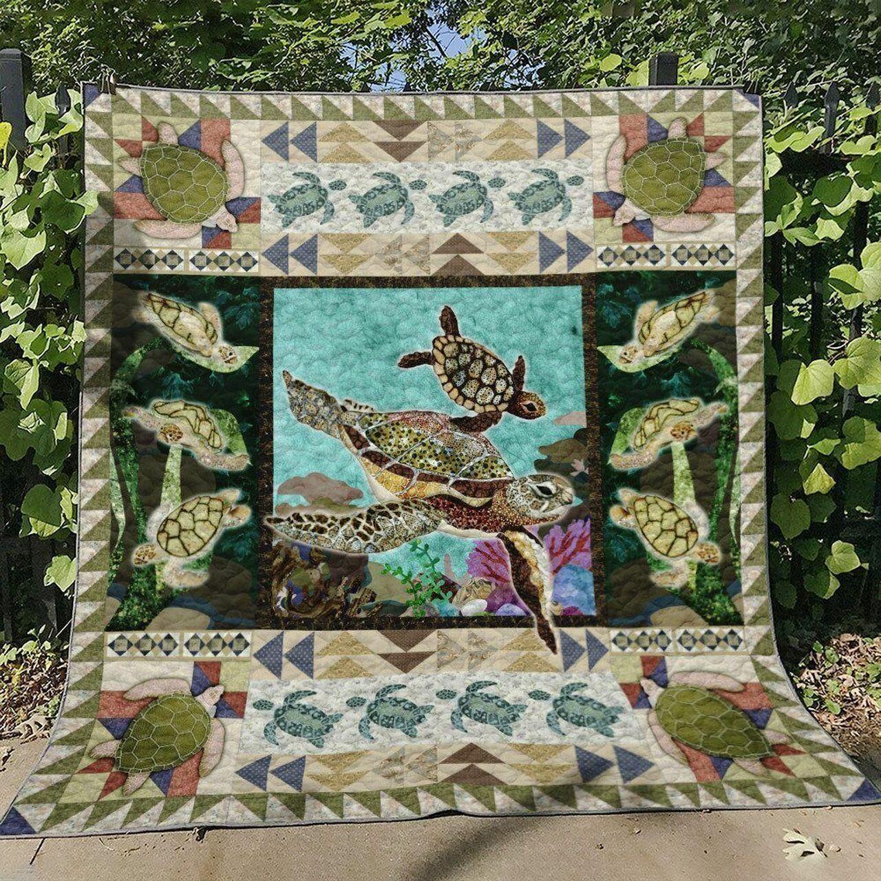 Turtle Tl010715 Quilt Blanket