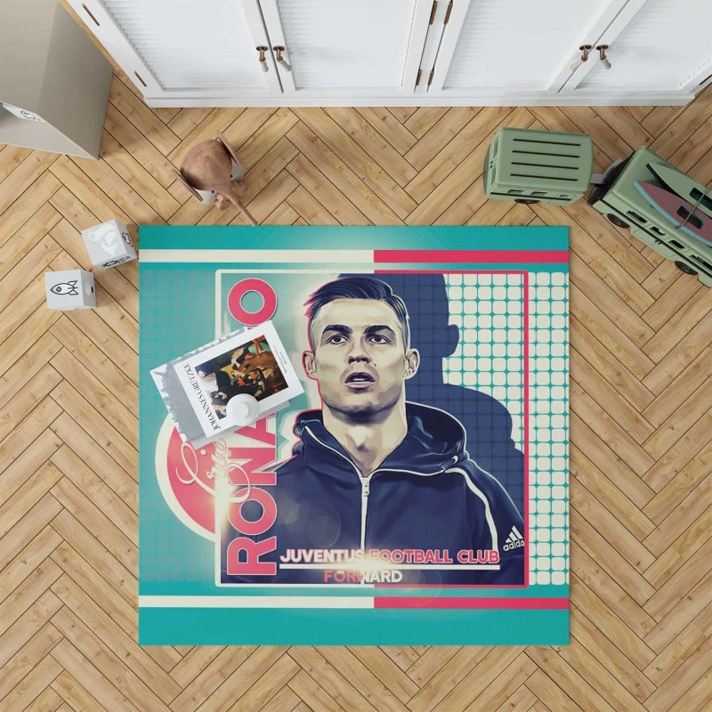 Improving Sports Player Cristiano Ronaldo Rug