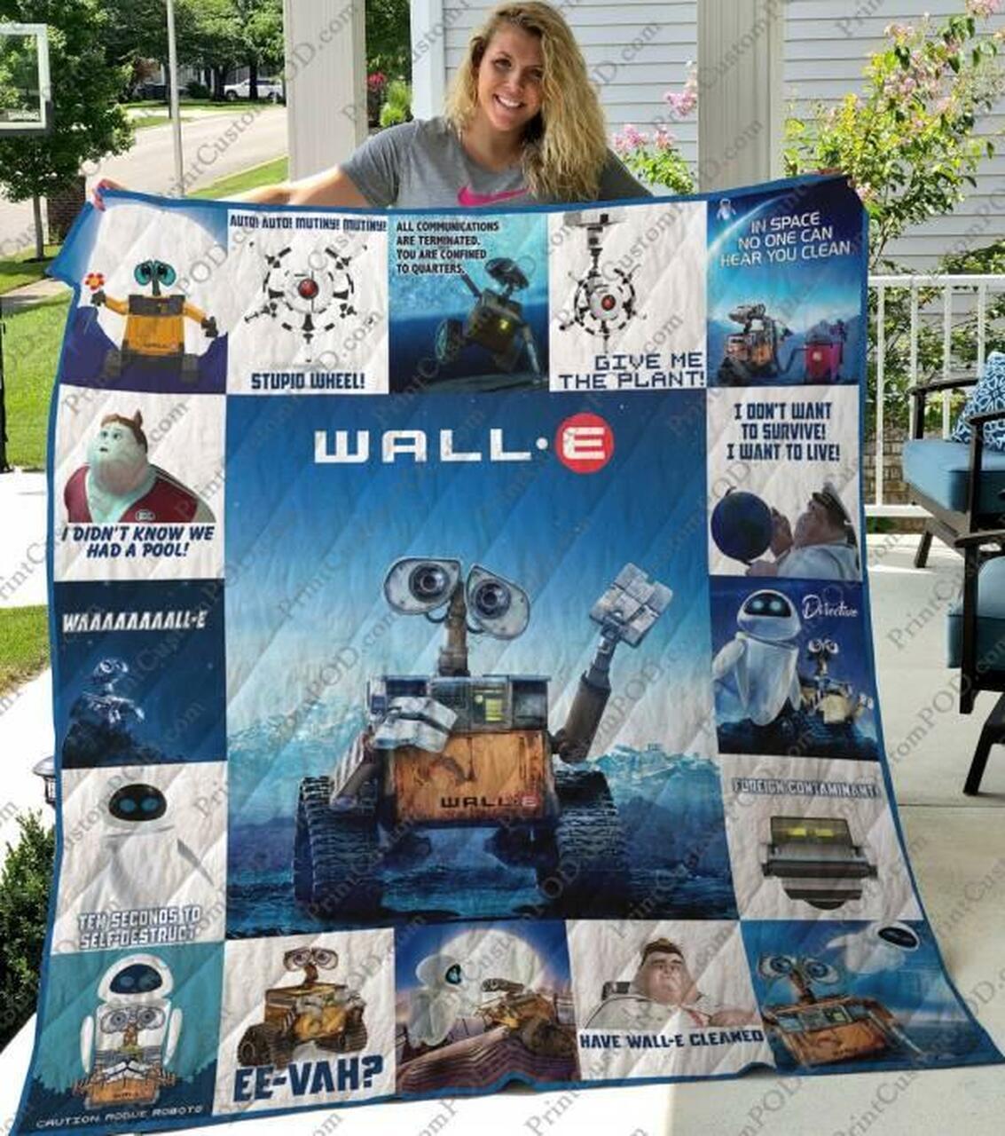 Wall-E Quilt Blanket Limited Quilt Blanket