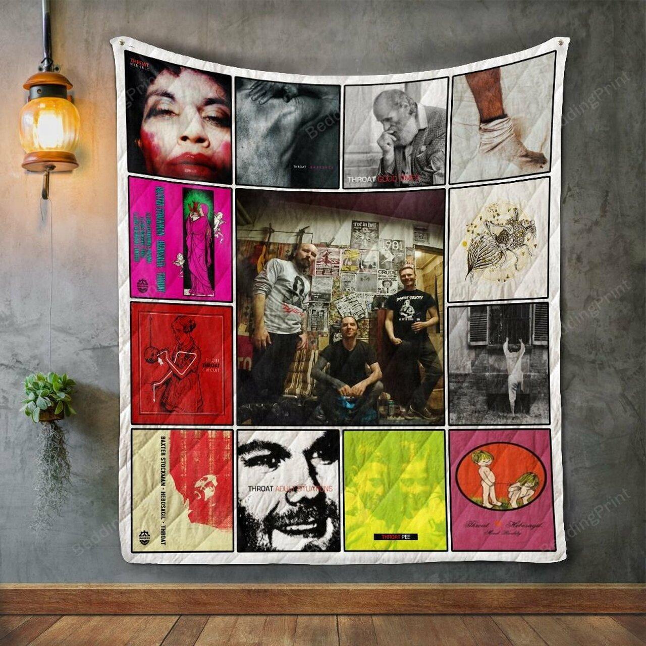 Throat Album Co Quilt Blanket