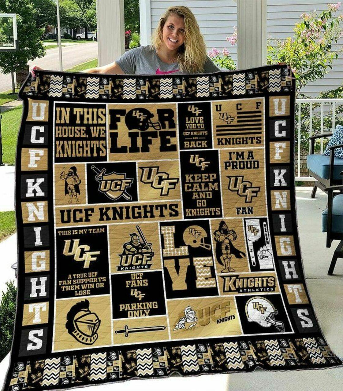 Ncaa Ucf Kni Quilt Blanket #1152
