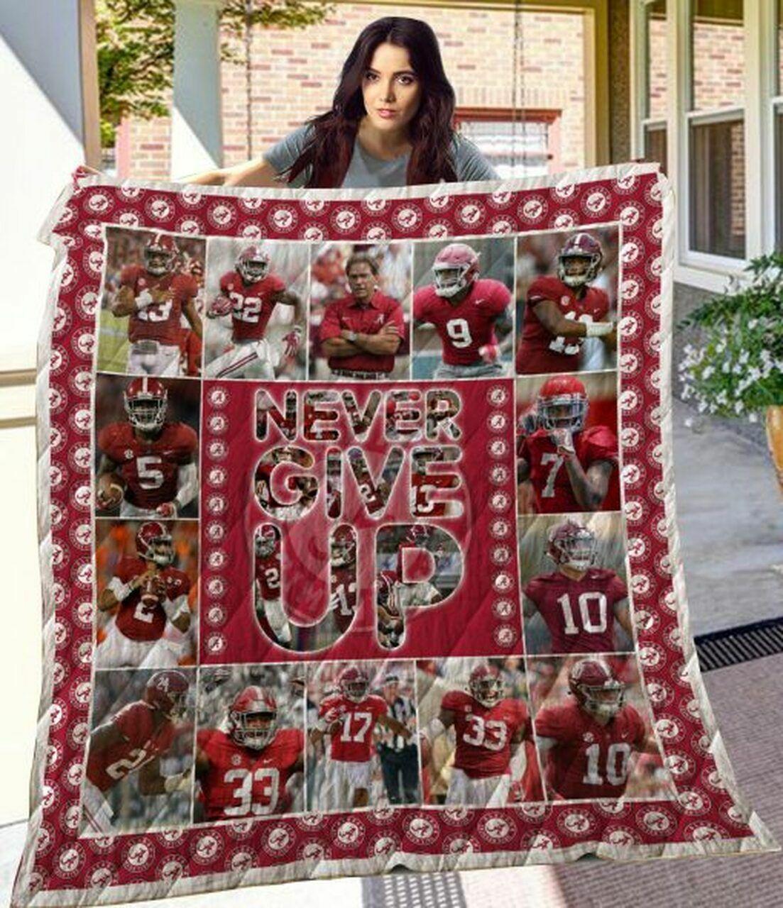 Ncaa Alabama Con Tide Quilt Blanket #742